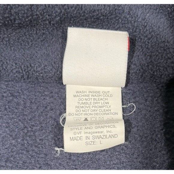 Chicago Bears NFL For Her Fleece Quarter Zip Embroidered Large Football Y2K - Picture 4 of 5